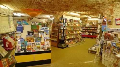 Underground market Coober Pedy australia