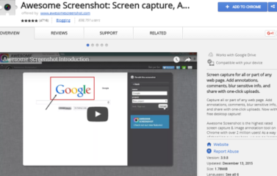 awesome screenshot best chrome extension