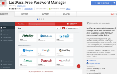 lastpass best chrome extension