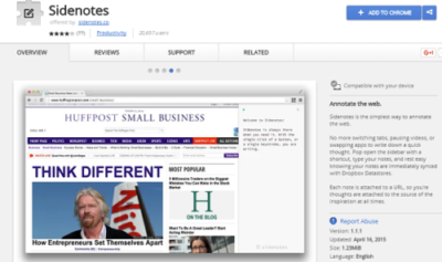 siednotes best chrome extenion