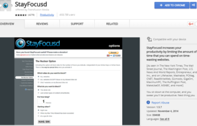 stayfocusd best chrome extension