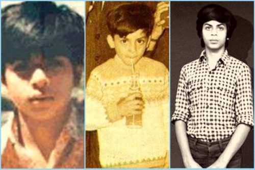 Shahrukh khan childhood photo