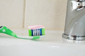 Fluoride in toothpaste and mouthwash