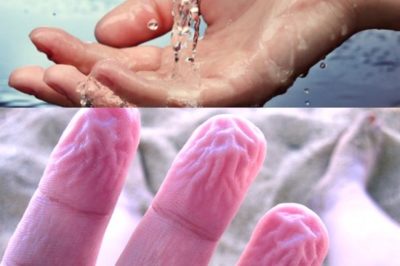 Why do Fingers wrinkle in water in hindi