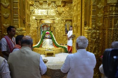 amit shah in somnath temple
