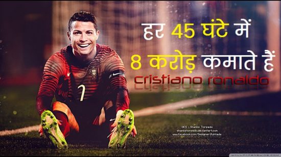 Cristiano Ronaldo in hindi