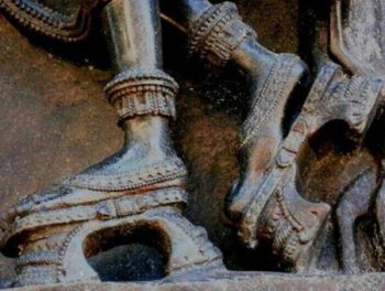 Ancient indian fashion footwear