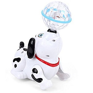 Toyshine Dancing Dog with Music Flashing Lights for babies